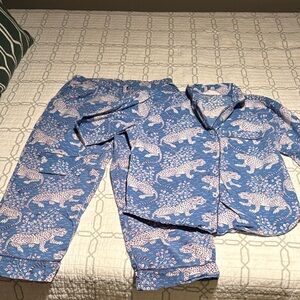Printfresh Blue and White Pajama Set - well loved